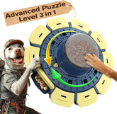 KADTC U.S. Brand & Design All in ONE -3 Levels of Challenge - Large Size Advanced Dog Puzzle Toy Paw-Activated Puzzles Feeder for Smart Small/Medium/Large Dogs Hard/Difficult Mental Stimulation Games